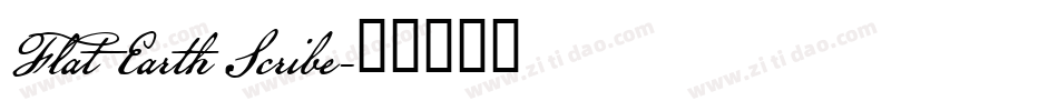 Flat Earth Scribe字体转换
